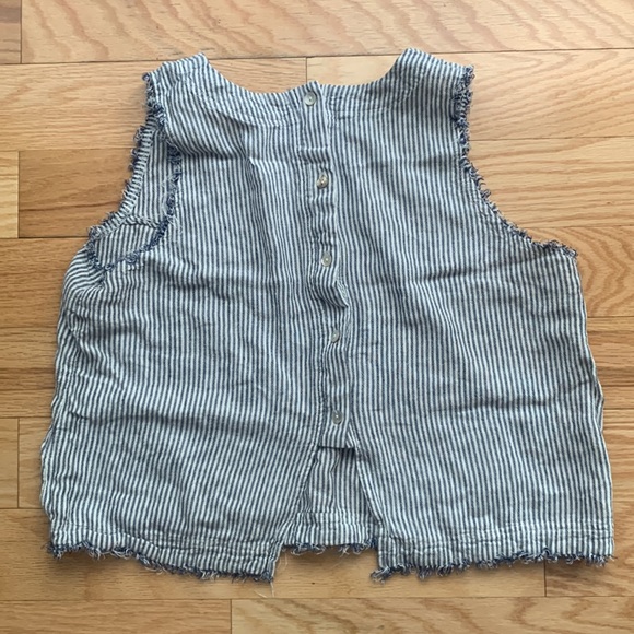 Thread and supply Verona tank, blue stripe - Picture 4 of 4